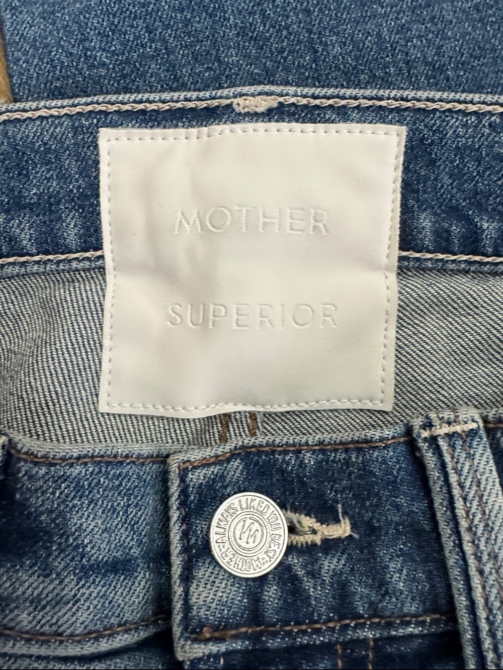 MOTHER Superior High Waisted Rider Ankle Jeans Far Beyond the Sky Size 25 - Picture 8 of 12